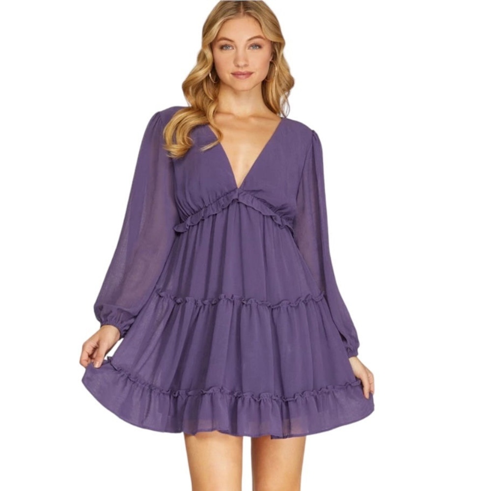 Purple dress